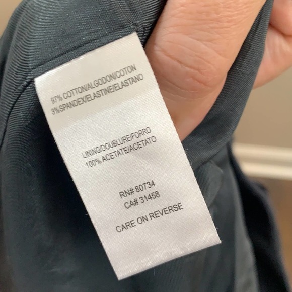 BCBGMaxazria Military Gray Mini Skirt - Picture 7 of 7